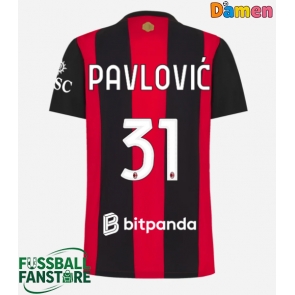 AC Milan Strahinja Pavlovic #31 Replik Heimtrikot Damen 2026-27 Kurzarm